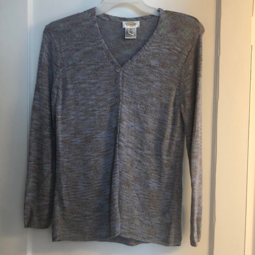 Talbots Button Down Cardigan Multicolor - image 1